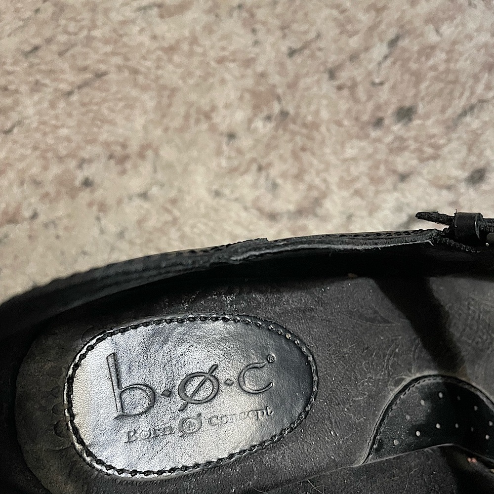Black BOC heels
